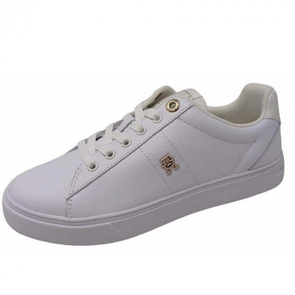 Tommy Hilfiger Essential Elerated Court Sneaker in white