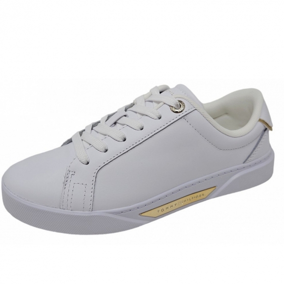 Tommy Hilfiger Chic lth Court Sneaker in white
