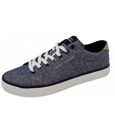Tommy Hilfiger TH HI Vulcaw chamberry Leinenschuh in desert sky Tommy Hilfiger TH HI Vulcaw chamberry Leinenschuh in desert sky