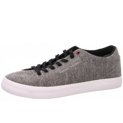 Tommy Hilfiger TH Hi Vulc Core Sneaker in BDS black Tommy Hilfiger TH Hi Vulc Core Sneaker in BDS black