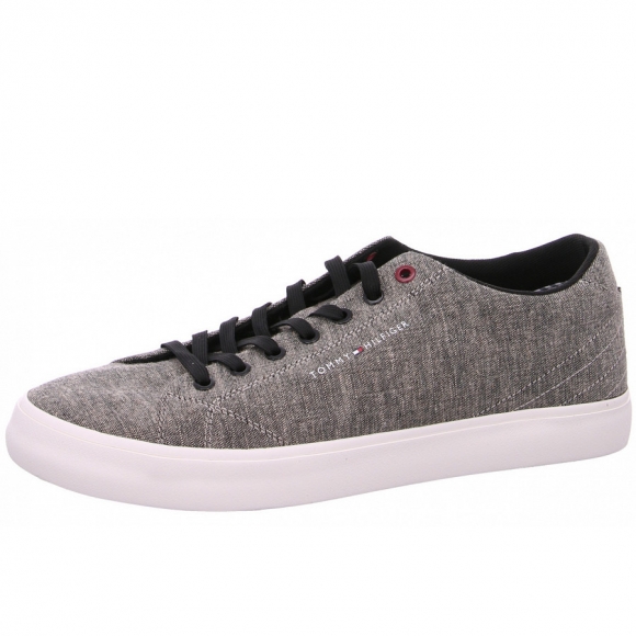 Tommy Hilfiger TH Hi Vulc Core Sneaker in BDS black