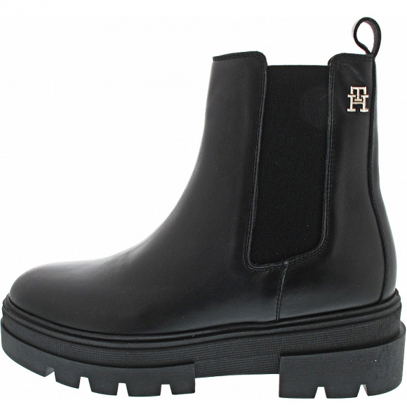 Tommy Hilfiger Monochromatic Chelsea Chelsea Boot in black