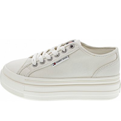 Tommy Jeans TJW Foxing Flatform LC Sneaker low in ivory Tommy Jeans TJW Foxing Flatform LC Sneaker low in ivory
