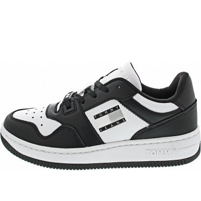 Tommy Jeans Retro Wmn Low Fancy Sneaker in black Tommy Jeans Retro Wmn Low Fancy Sneaker in black