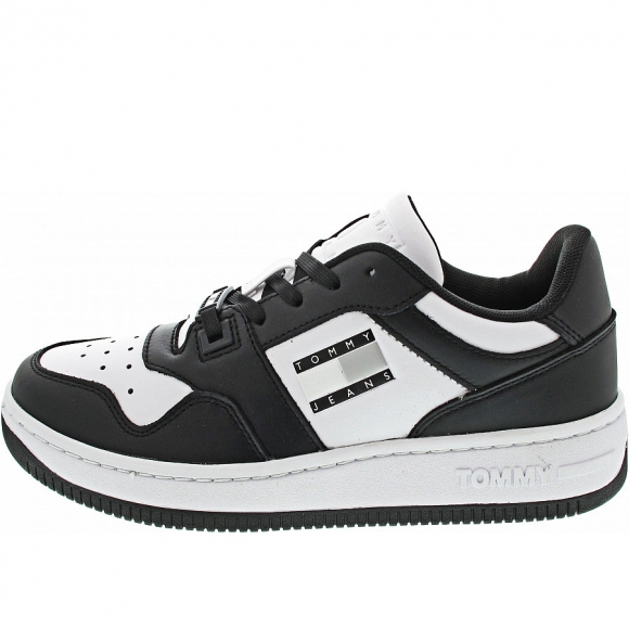 Tommy Jeans Retro Wmn Low Fancy Sneaker in black