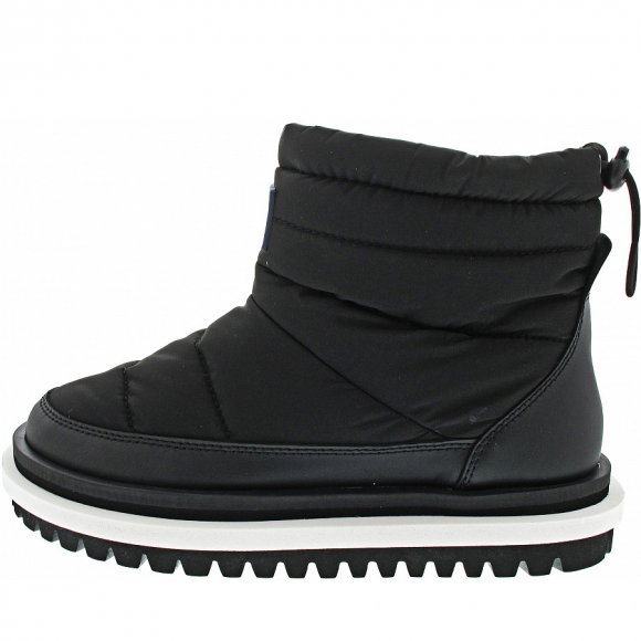 Tommy Jeans Padded Flat Boot Boots in black
