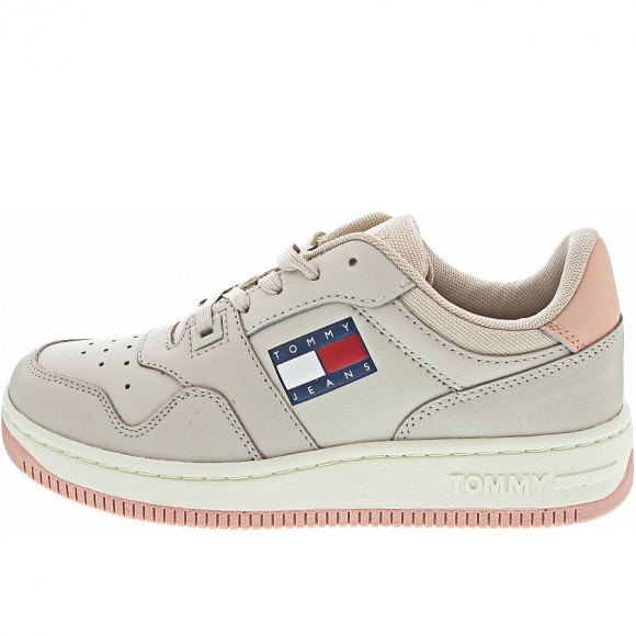 Tommy Jeans Retro Basket Wmn Sneaker in stony beige