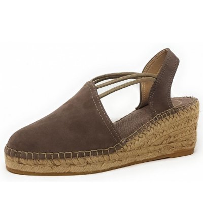 Toni Pons Keilsandalen in taupe Toni Pons Keilsandalen in taupe