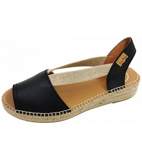 Toni Pons Slipper in schwarz