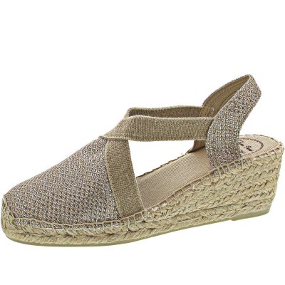 Toni Pons Sling Sandalette in platinum