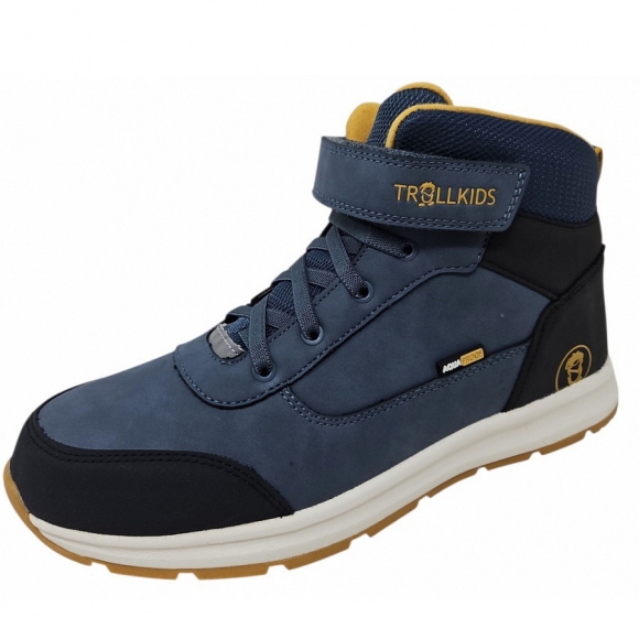 Trollkids Klettstiefel in nordic blue
