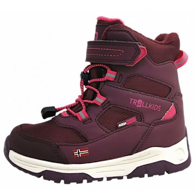 Trollkids Lofoten Winterstiefel in redwood/magenta Trollkids Lofoten Winterstiefel in redwood/magenta