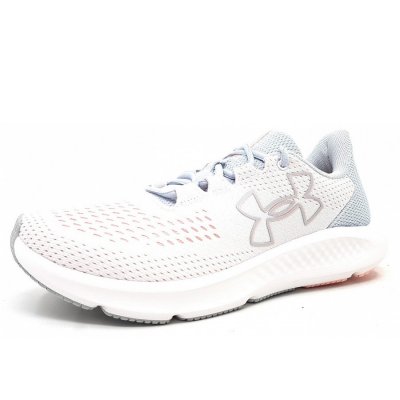 Under Armour UA W Charged Pursuit 3BL Laufschuh in 101 white/grey Under Armour UA W Charged Pursuit 3BL Laufschuh in 101 white/grey