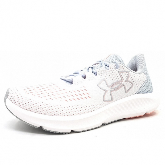 Under Armour UA W Charged Pursuit 3BL Laufschuh in 101 white/grey