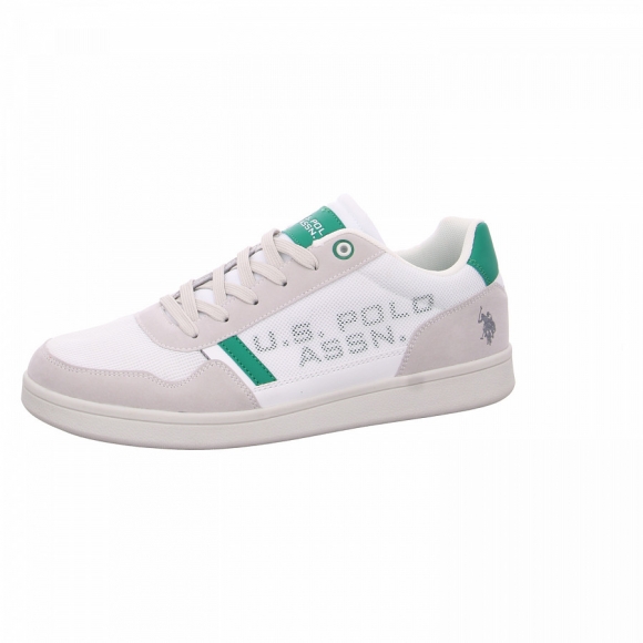 US Polo Sneaker in WHI white green