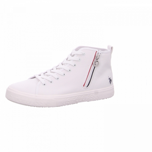 US Polo Schnürstiefel in WHI white US Polo Schnürstiefel in WHI white