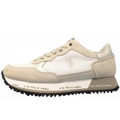 US Polo sportlicher Schnürer in WHI white