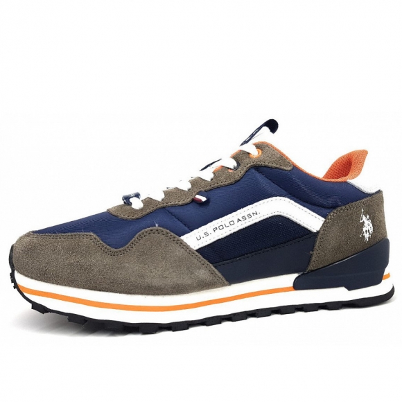 US Polo Sneaker in BLU-TAU01 blue/taupe