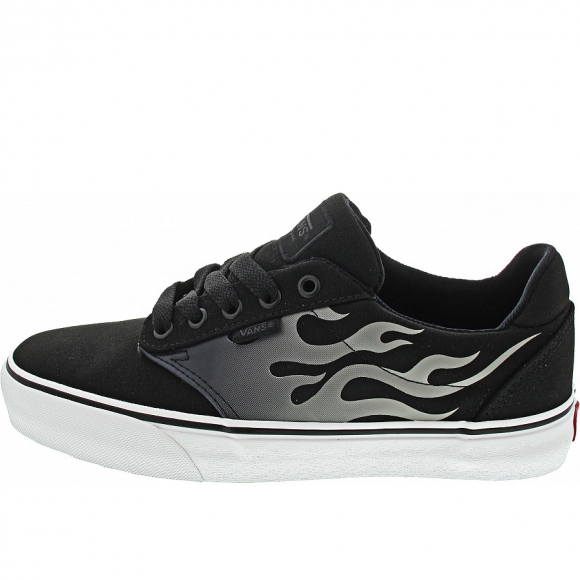 Vans MN Atwood Deluxe Sneaker low in Faded Flame black-white
