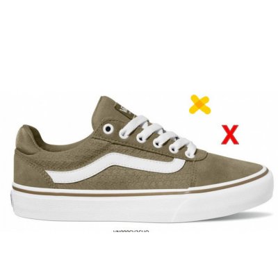 Vans Ward Deluxe Sneaker in gothic Olive