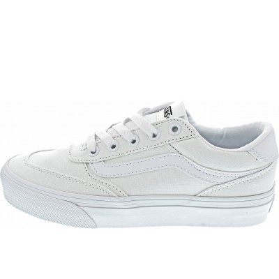 Vans Brooklyn LS Sneaker in white-white