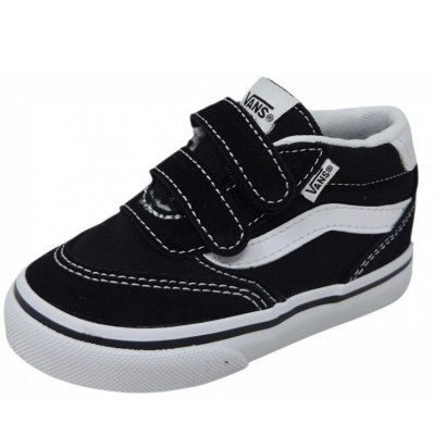 Vans Brooklyn Mid Sneaker in black white Vans Brooklyn Mid Sneaker in black white