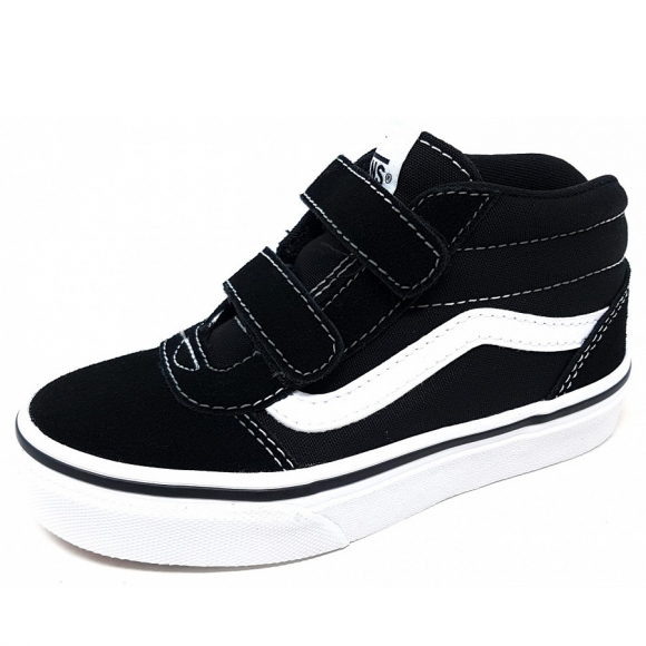 Vans YT Ward Sneaker in black/wht