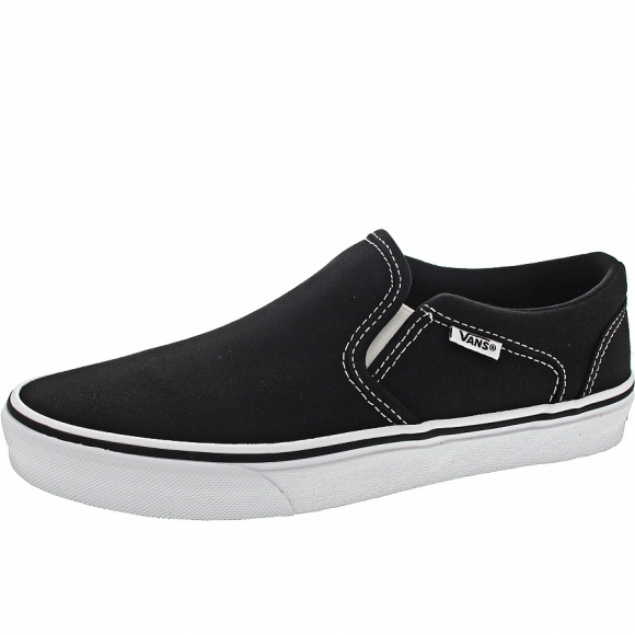 Vans MN Asher Slipper in Canvas blk-wht