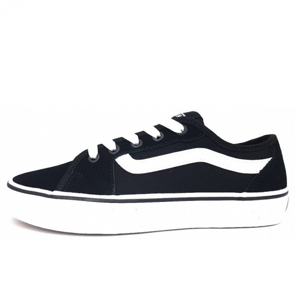 Vans Filmore Decon Sneaker in black/white