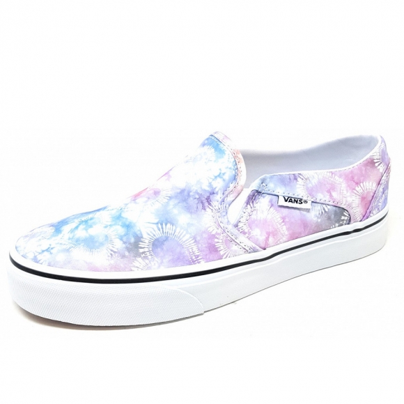 Vans Asher Slipper in multi white