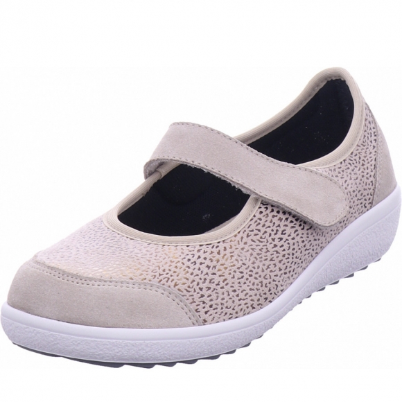 Varomed sevilla ballerina kiesel Slipper in beige