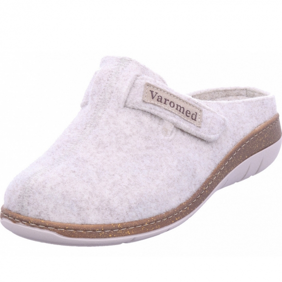 Varomed sophie pantoffel Hausschuh in beige