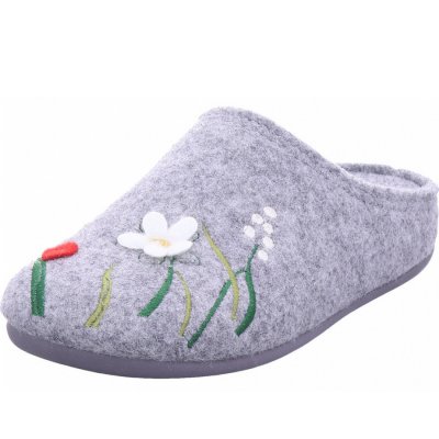 Varomed dalia pantoffel Hausschuh in grau Varomed dalia pantoffel Hausschuh in grau