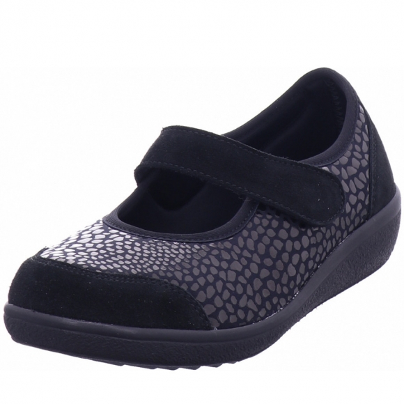 Varomed sevilla schwarz Slipper in schwarz