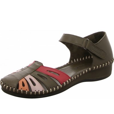 Venüs 23793318 Sandalette in grün kombi.