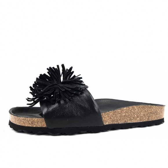 Verbenas reina roda Pantolette in negro