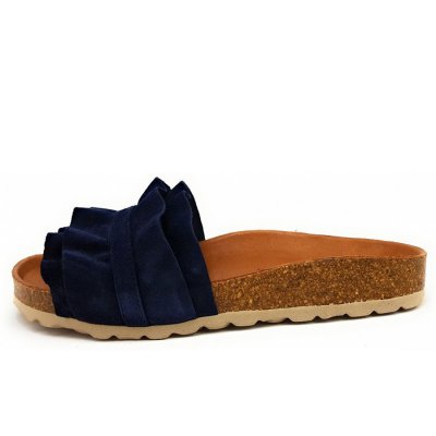 Verbenas Rocio Roda Pantolette in navy Verbenas Rocio Roda Pantolette in navy