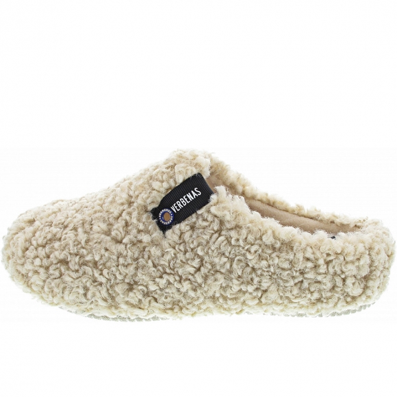 Verbenas York Curly Hausschuh in beige