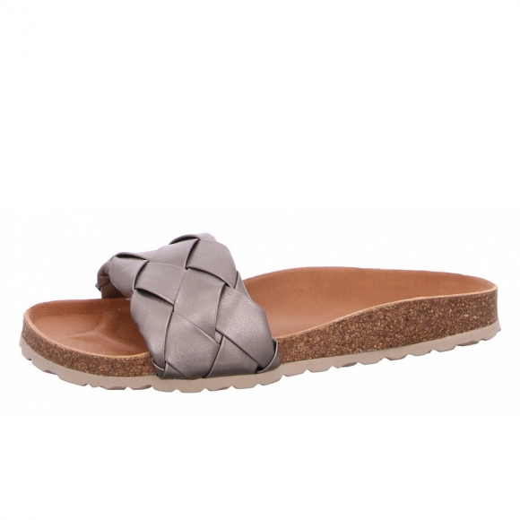 Verbenas Rope Roda Pantolette in 0927 plomo metal