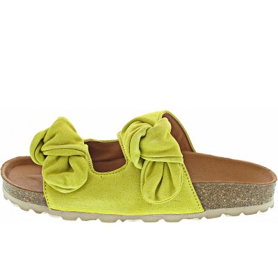 Verbenas Rain Velour Pantolette in citrone Verbenas Rain Velour Pantolette in citrone