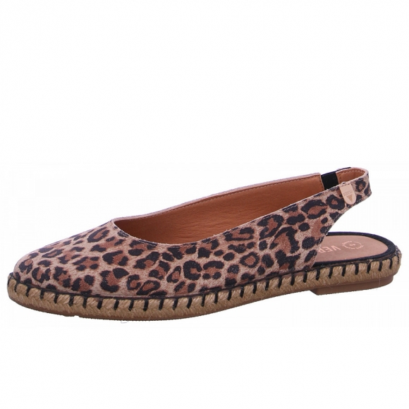Verbenas Kiara Sling Sandalette in camel leo