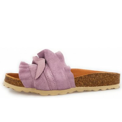 Verbenas Rocio Serraje Volante Pantolette in Lila