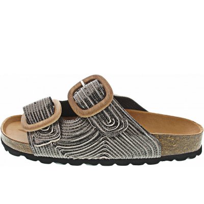 Verbenas Ruth Lato Metal Pantolette in plomo Verbenas Ruth Lato Metal Pantolette in plomo