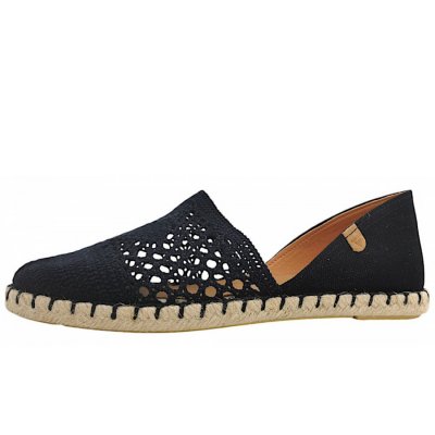 Verbenas Carmen Slipper in negro