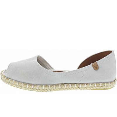 Verbenas Cruz Serraje Sandale in blanco