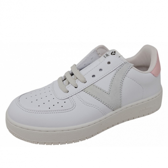 Victoria Madrid Efecto Piel Sneaker in gris