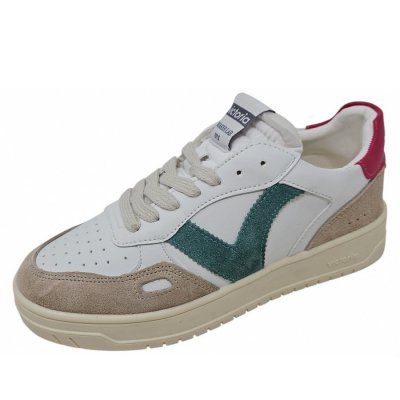 Victoria Seopul Efecto Piel Sneaker in beige fuchsia weiss Victoria Seopul Efecto Piel Sneaker in beige fuchsia weiss