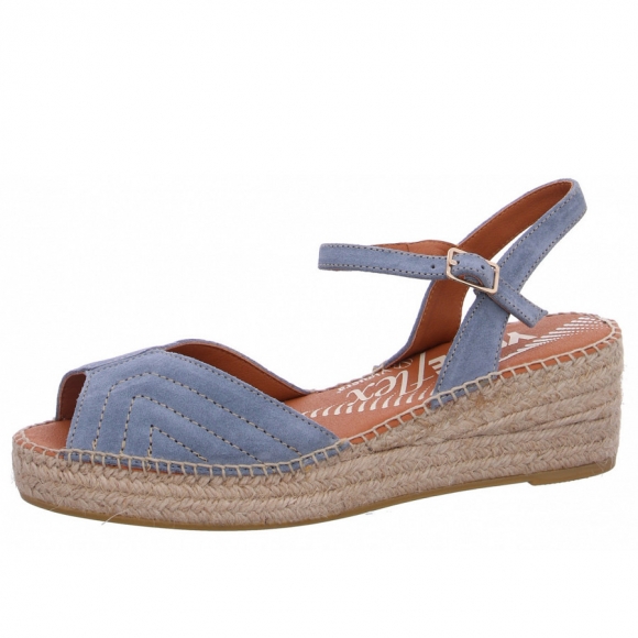 Viguera Riemchensandalette in jeans