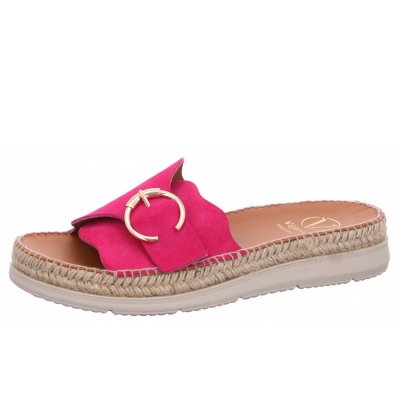 Viguera Vitelo Pantolette in fuxia Viguera Vitelo Pantolette in fuxia