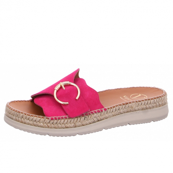 Viguera Vitelo Pantolette in fuxia